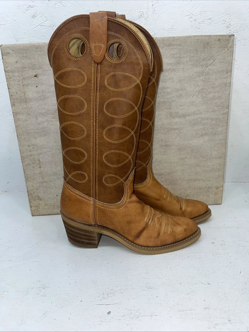 New Women’s Brown Texas Brand Cowboy Boots. 4544 5.5 5 1/2 M. 20-57
