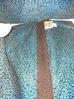 New Women’s Blue 1849 Authentic Ranchwear Cut Off Zip Up Vest XS #77872 3B-71