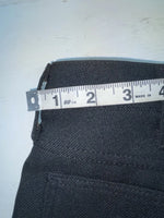 New Vintage Black Wrangler Polyester Pants #82BK ZZ-13