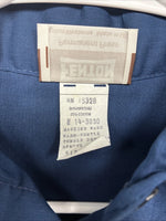 New Women’s Fenton Blue Long Sleeve Pearl Snap Size 30 YY-20