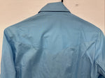 New Women’s Champion Western Blue Design Long Sleeve Pearl Snap 14.5 M KK-30