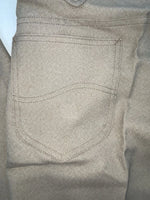 New Vintage Beige Lee Polyester Pants #2032624 OO-76