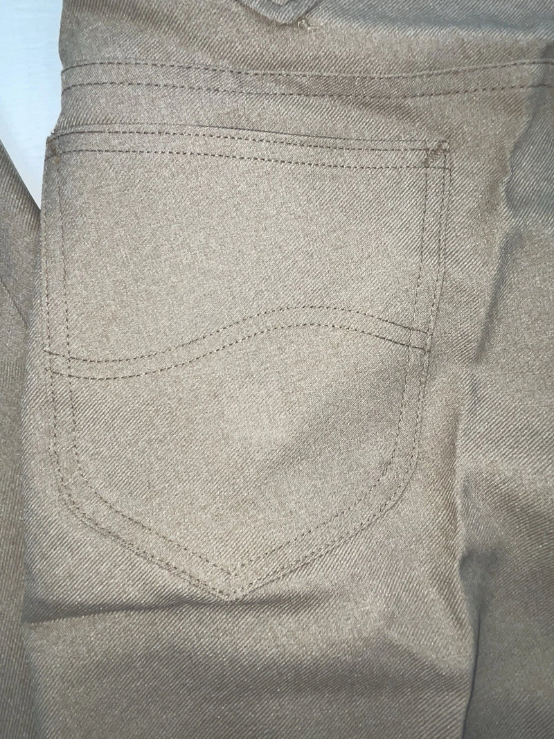 New Vintage Beige Lee Polyester Pants #2032624 OO-76