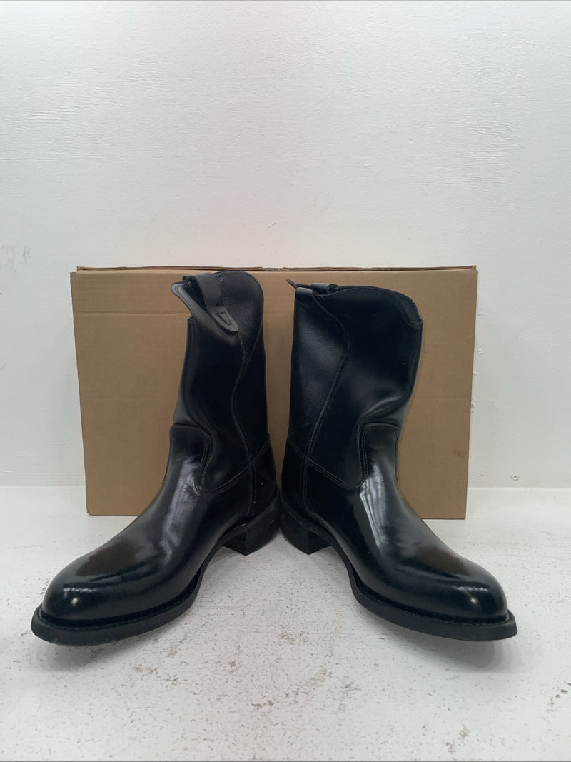 New Men’s Black Texas Brand Cowboy Boots. 47050 10.5 10 1/2 D. 7-99