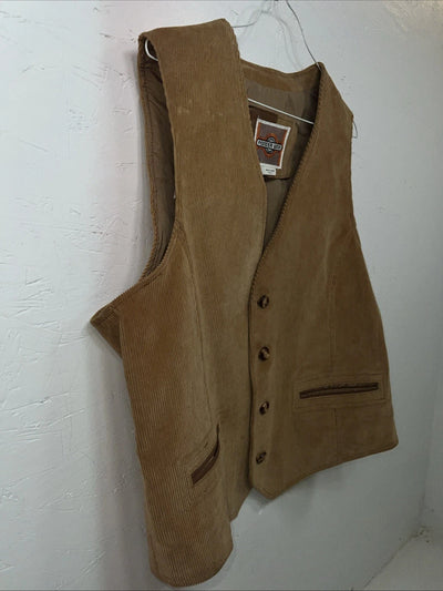 New Women’s Pioneer Wear Brown Velvet Vest 42 UU-34