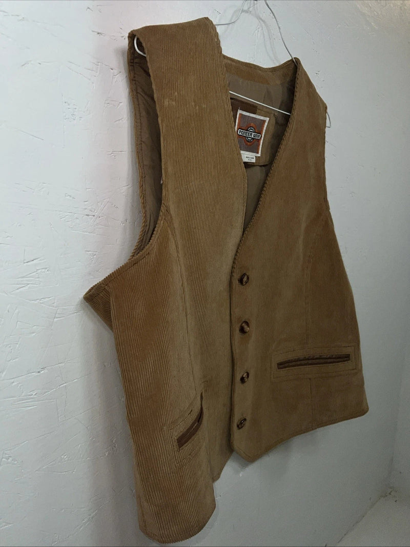 New Women’s Pioneer Wear Brown Velvet Vest 42 UU-34