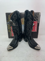 New Men’s Black Texas Brand Cowboy Boots. 6210 7.5 7 1/2 D. 1-81