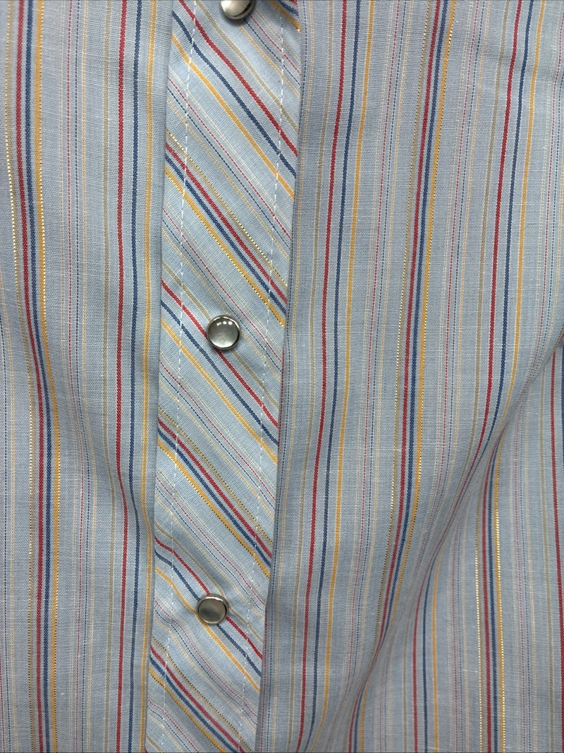 New Women’s Dickson Jenkins Multicolor Long Sleeve Pearl Snap Size 34 KK-100
