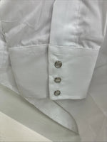 New Men’s Champion Western White Embroidered Long Sleeve Pearl Snap 17 XL T-5