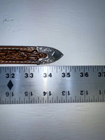 New Brown Genuine Leather Tooled 28” Belt #102 Z-137