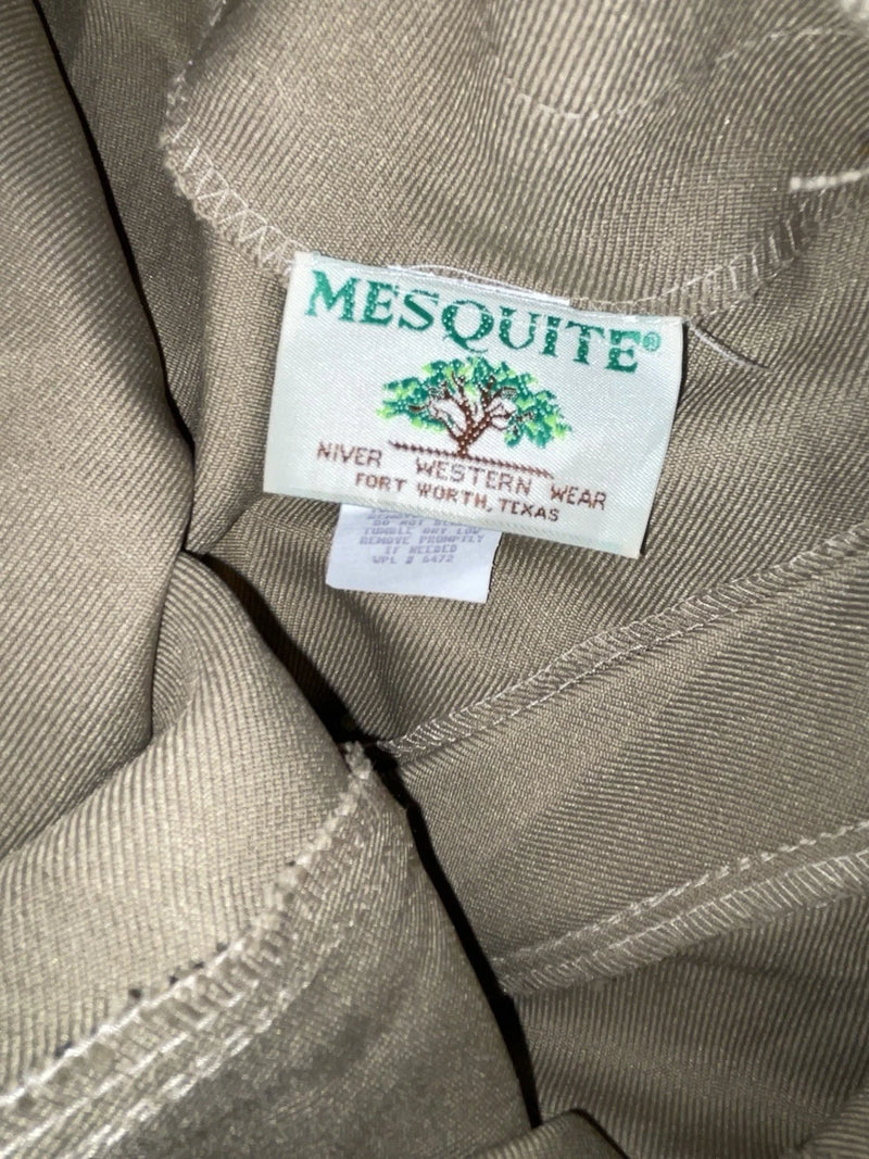 New Vintage Beige Mesquite Polyester Pants #5915 3A-3