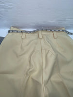 New Vintage Yellow Quick Silver Polyester Pants #2662 VV-93