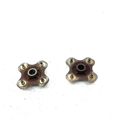 95 Yamaha Big Bear 350 YFM350FW 4x4 OEM Rear Wheel Hub Pair 2HR-25383-01-00 AY58