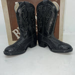 New Children’s Black Bronco Cowboy Boots. C1942 11 D. 24-97