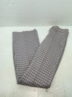 New Vintage Blue And Red Lined Dickson Jenkins Polyester Pants #723 3A-124