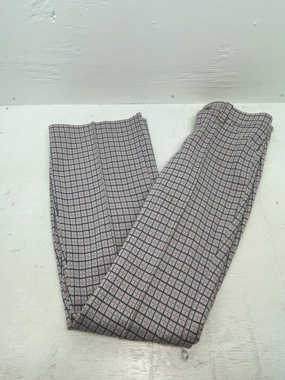 New Vintage Blue And Red Lined Dickson Jenkins Polyester Pants #723 3A-124
