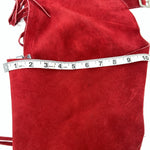 NOS Red Show Chaps With Fringe Adjustable Waist 38” L-34