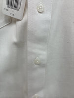 New Men’s Wrangler White Long Sleeve Button Up 17 X 35 XL R-72