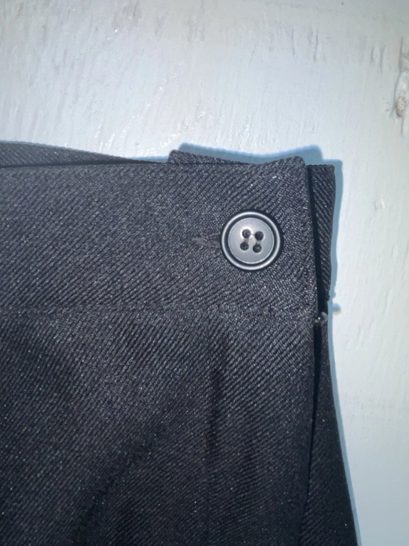 New Vintage Black Polyester Pants #L10 3A-73