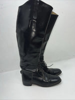 Used Women’s Black Imperial English Riding Boots. 7946 6. 12-3
