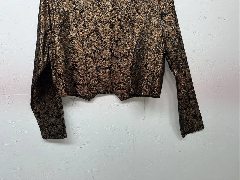 New Women’s Gold 1849 Authentic Ranchwear Western Short Show Jacket Medium G-607