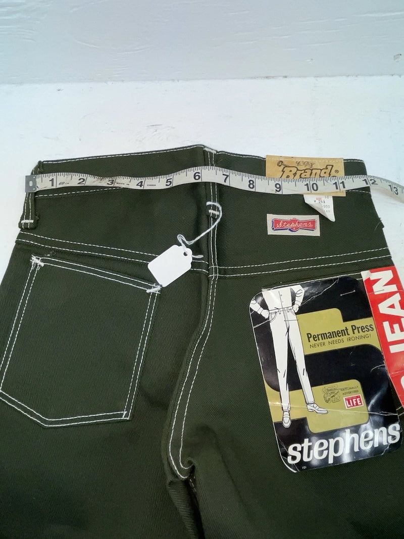 New Vintage Green Stephen’s Polyester Pants #162900 VV-14