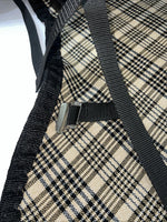 New Brown Plaid Turnout Horse Neck Hood PP-22