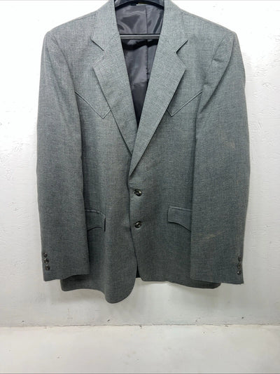 New Men’s Gray HbarC California Ranchwear Dress Coat 42R WW-54