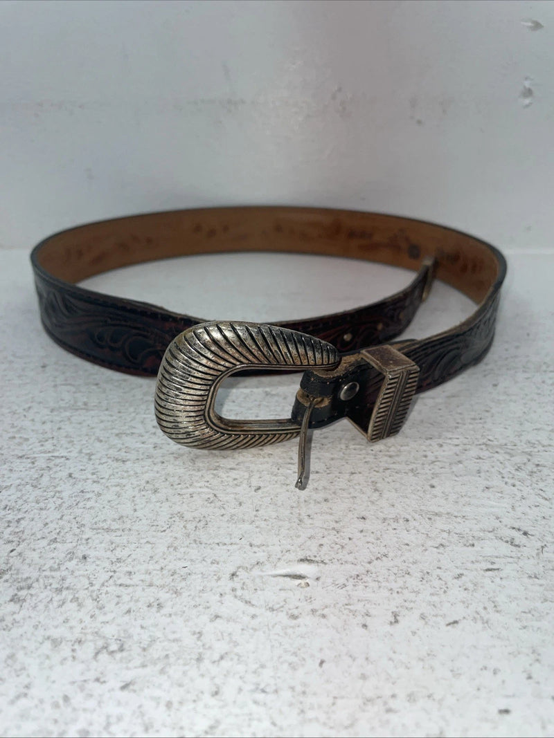 New Brown Genuine Leather Chambers Belt 34” #WA658 Z-5
