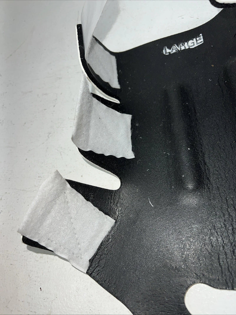 New White Rubber Davis Splint Boots Large HH-26