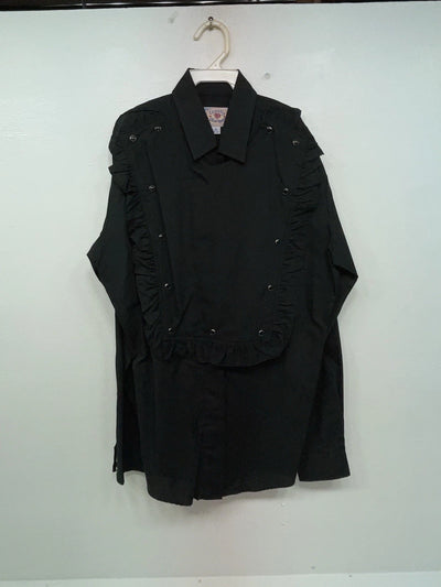 New Women’s Black Ely Country Charmer Long Sleeve Button Up Shirt M #14119 3B-35
