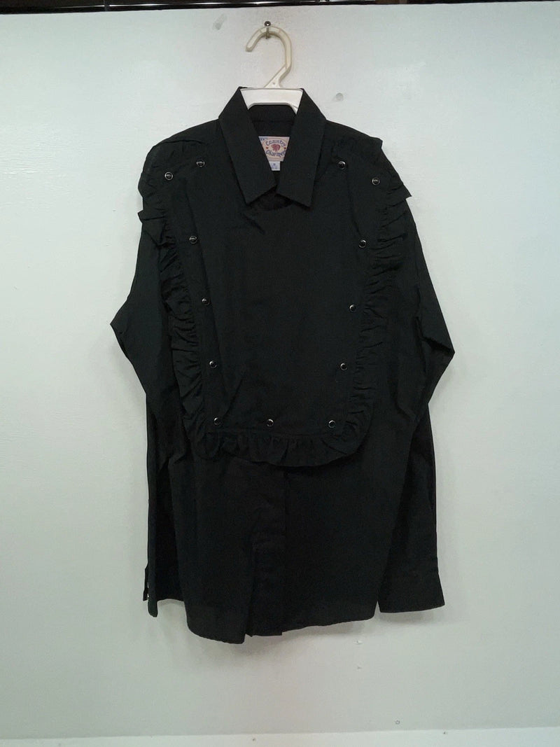 New Women’s Black Ely Country Charmer Long Sleeve Button Up Shirt M #14119 3B-35