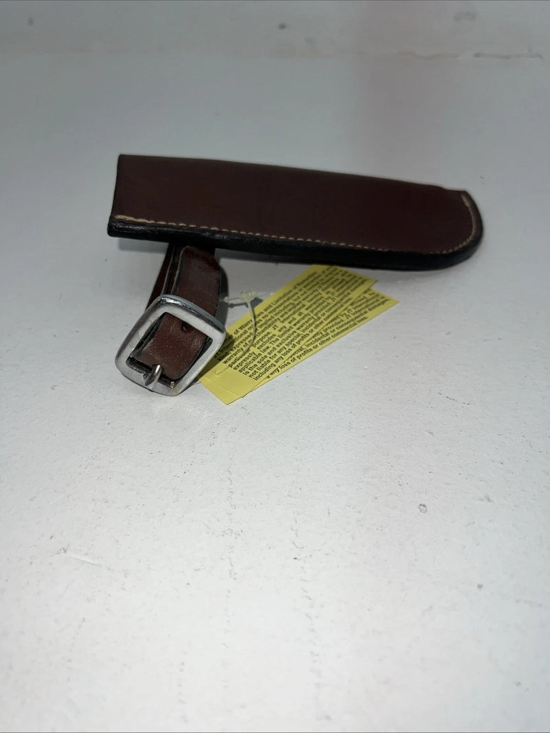 New Tough 1 Brown Leather Saddle Knife Holder #52-615 3C-23