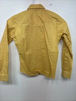 New Kids Karman Yellow Designed Long Sleeve Pearl Snap Size 10 YY-56