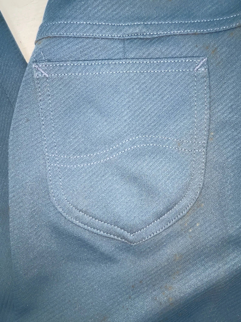 New Vintage Blue Lee Polyester Pants #2610844 XX-34