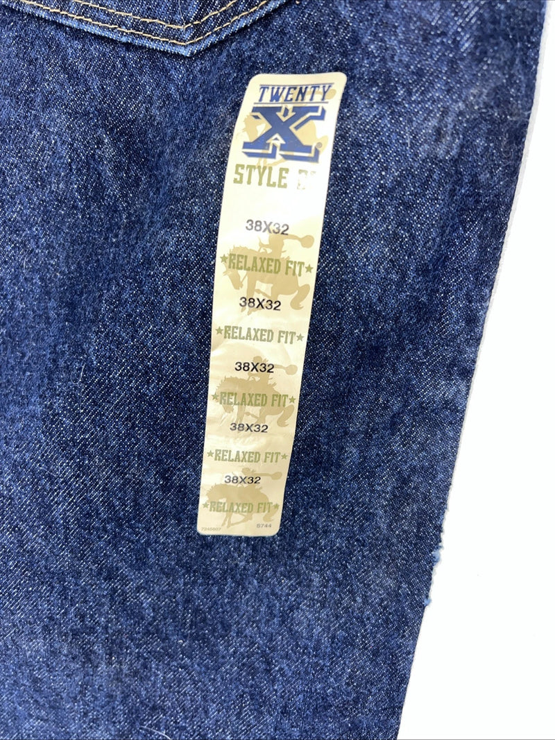 New Men’s Twenty X Relaxed Fit Dark Wash Denim Jeans. 38x32 Q-11