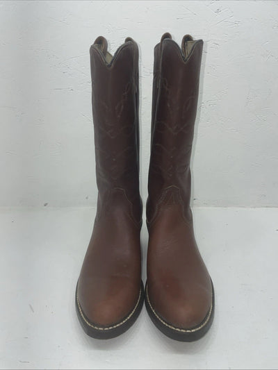 New Men’s Brown Texas Brand Cowboy Boots. 8021 8 E E. 1-129