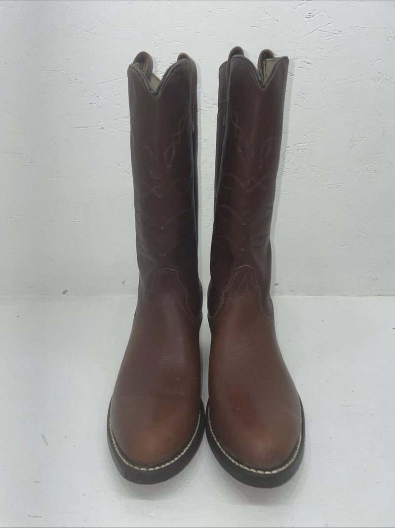 New Men’s Brown Texas Brand Cowboy Boots. 8021 8 E E. 1-129