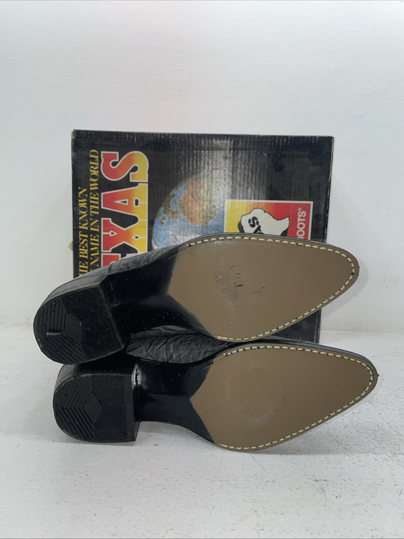 New Men’s Gray Texas Brand Cowboy Boots. 1082 9 D. 4-26