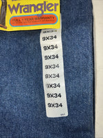 New Women’s Wrangler Original For Pro Rodeo Cowboy Cute Denim Jeans. 9x34 B-13