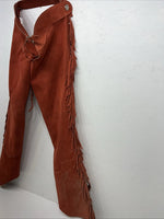 NOS Pink Show Chaps Adjustable Waist 36” N-27