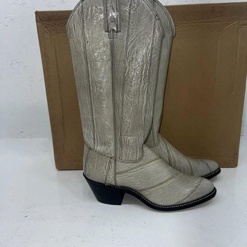 New Women’s Gray Kenny Rodger’s Cowboy Boots. 40432 5.5 5 1/2 M. 20-36