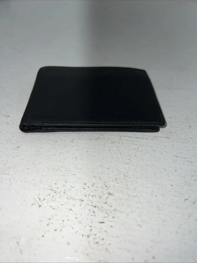 New Black Leather Men’s Wallet P-502