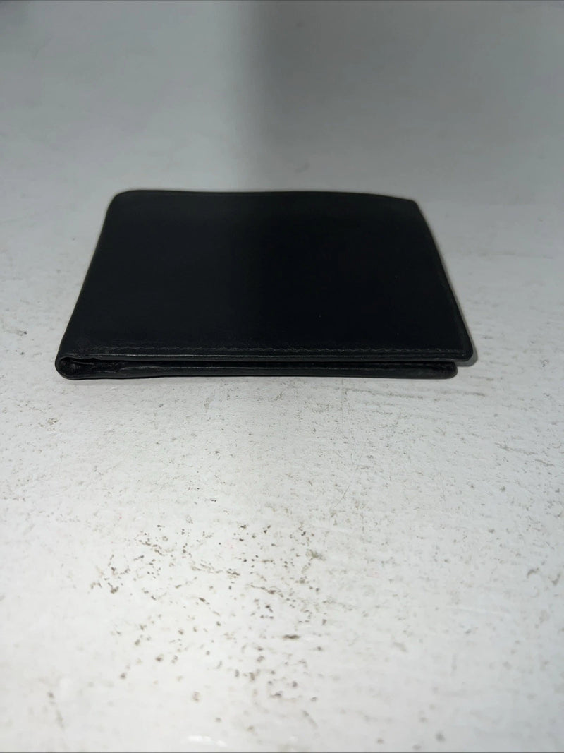 New Black Leather Men’s Wallet P-502