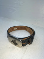 New Black Genuine Leather Nocona Tooled 18” Belt #331 NN-87 