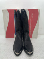New Men’s Black Texas Brand Cowboy Boots. 7640 8.5 8 1/2 D. 1-106