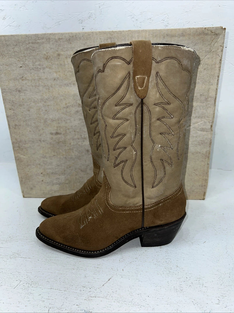 New Woman’s Brown Texas Brand Cowboy Boots. 4466 6.5 6 1/2 M. 19-118