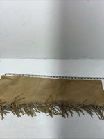 NOS Tan Show Chaps With Fringe Adjustable Waist 42” L-48