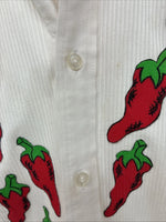 New Kids After Six White Design Long Sleeve Button Up Large TT-29