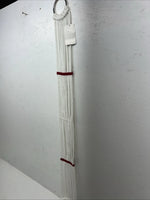 New White Red Tough 1 Mohair Draft 46” Cinch #59-1246 U-20